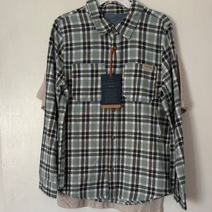 Boys 8 Plaid Button-Up Shirt